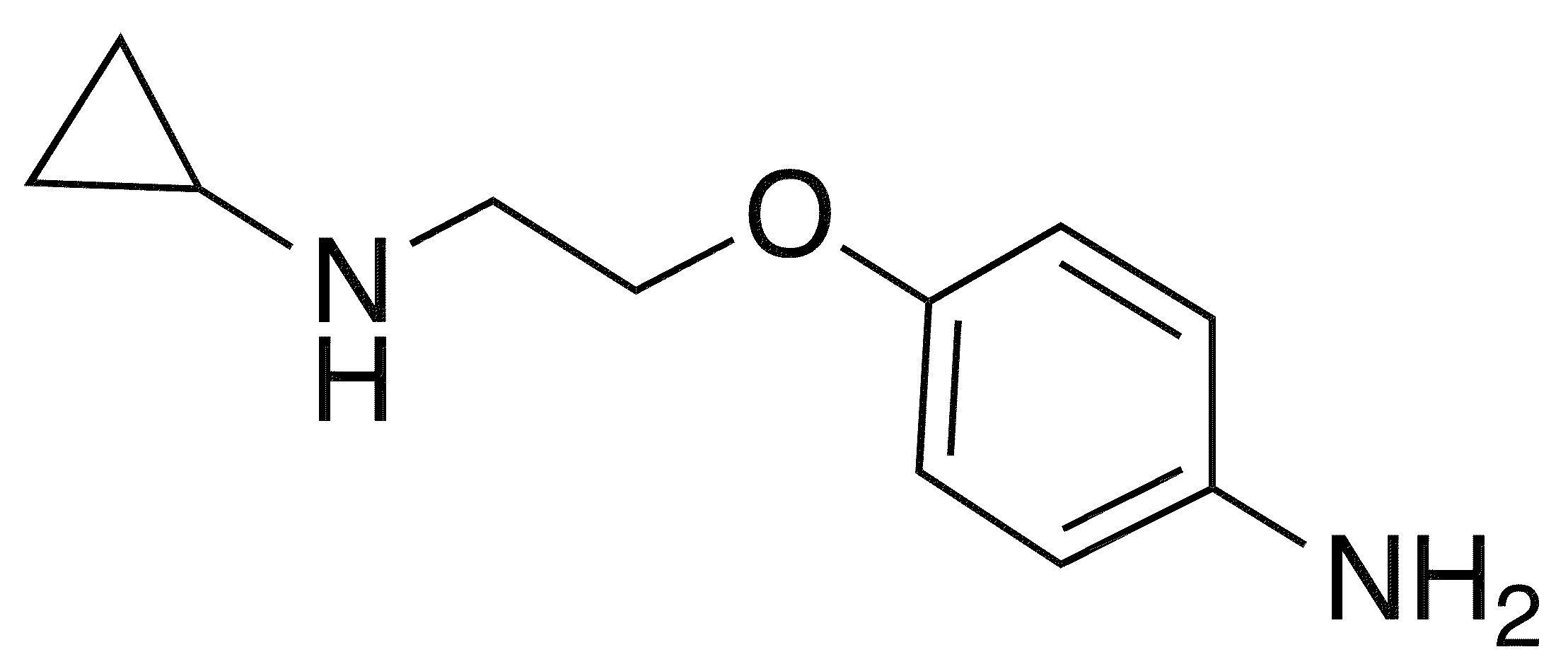 4-[2-(Cyclopropylamino)ethoxy]aniline - Chemical structure and product image