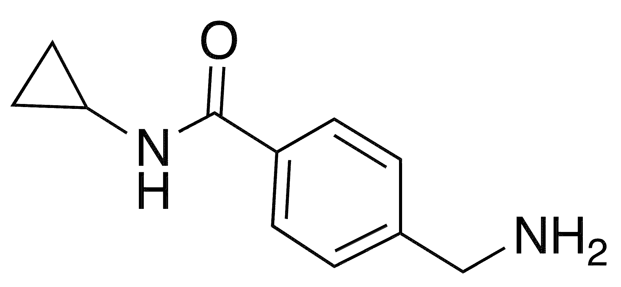 N-Cyclopropyl 4-(Aminomethyl)benzamide - Chemical structure and product image