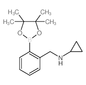 2-(N-Cyclopropylaminomethyl)phenylboronic Acid Pinacol Ester - Chemical structure and product image