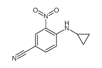 4-(Cyclopropylamino)-3-nitrobenzonitrile - Chemical structure and product image