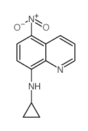 8-Cyclopropylamino-5-nitroquinoline - Chemical structure and product image