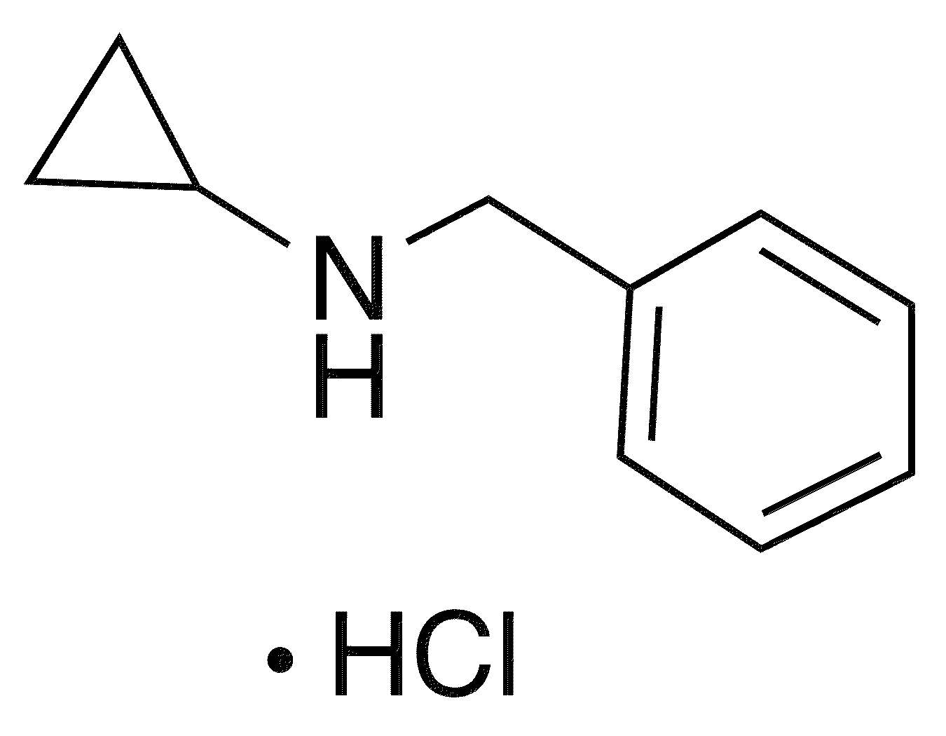 N-Cyclopropylbenzylamine Hydrochloride - Chemical structure and product image