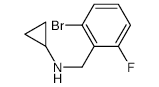 N-Cyclopropyl 2-bromo-6-fluorobenzylamine - Chemical structure and product image