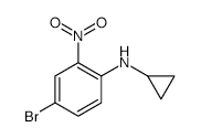 N-Cyclopropyl 4-bromo-2-nitroaniline - Chemical structure and product image