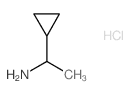 1-Cyclopropylethylamine Hydrochloride - Chemical structure and product image