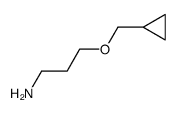 3-(Cyclopropylmethoxy)propan-1-amine - Chemical structure and product image