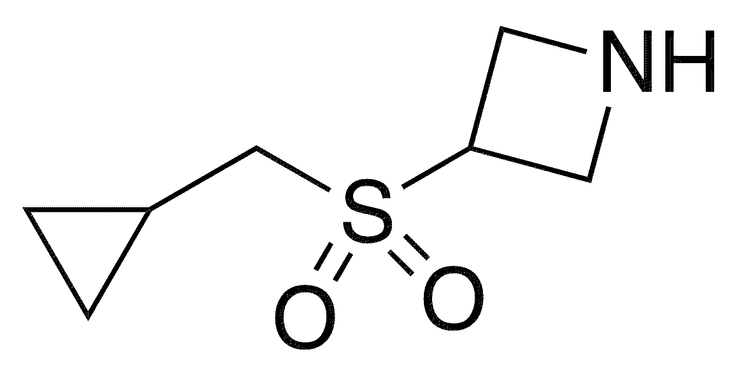 3-(Cyclopropylmethyl)sulfonylazetidine - Chemical structure and product image