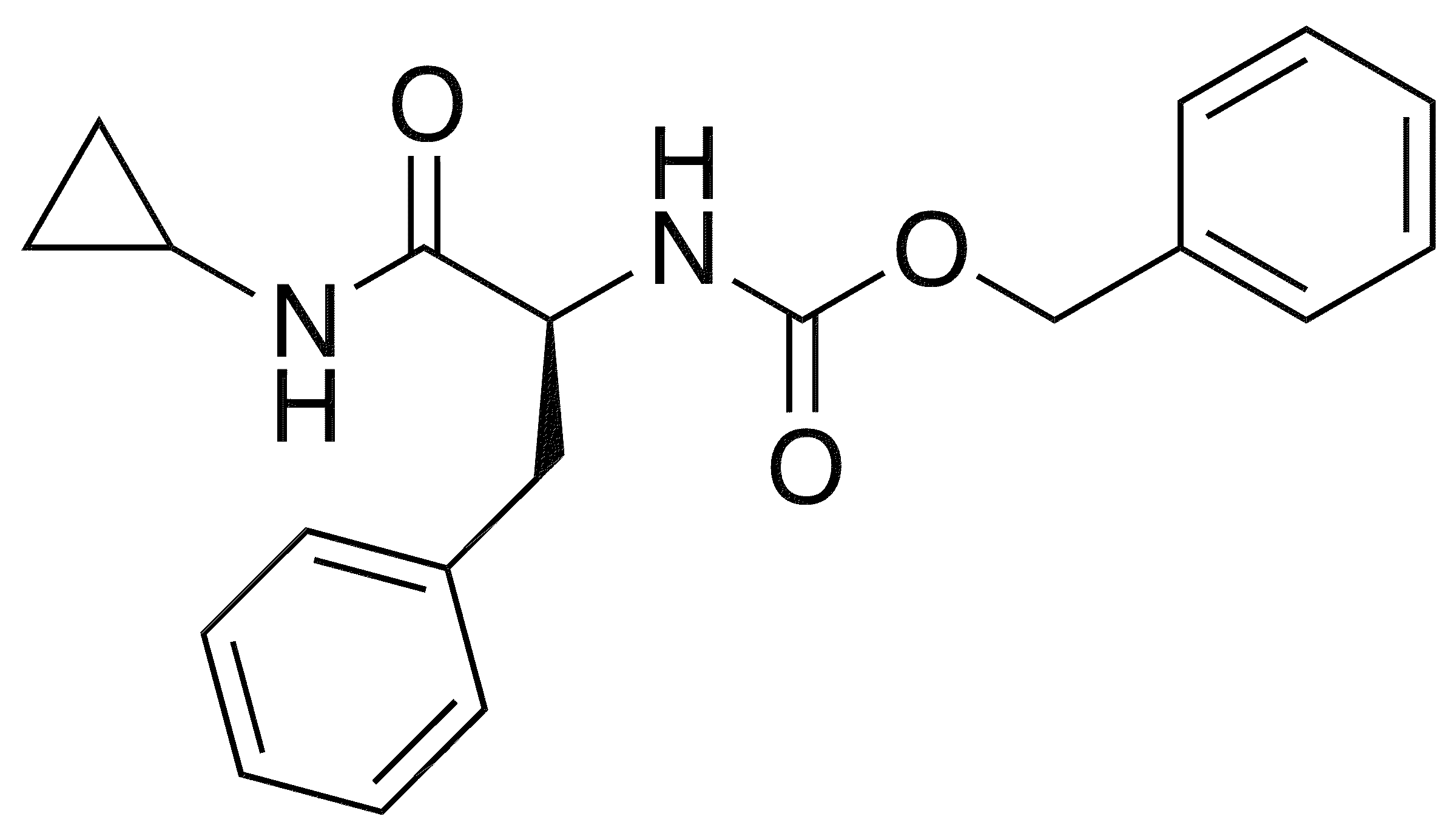 N-Cyclopropyl L-Z-phenylalaninamide - Chemical structure and product image