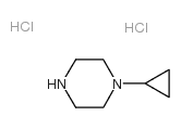 1-Cyclopropylpiperazine Dihydrochloride - Chemical structure and product image