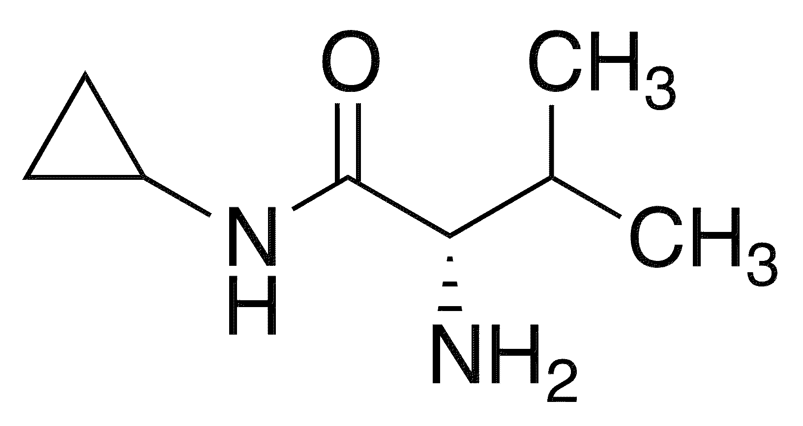 N-Cyclopropyl L-Valinamide - Chemical structure and product image