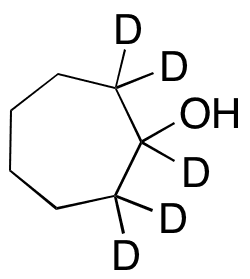 Cycloheptan-1,2,2,7,7-d5-ol - Chemical structure and product image