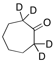 Cycloheptanone-2,2,7,7-d4 - Chemical structure and product image