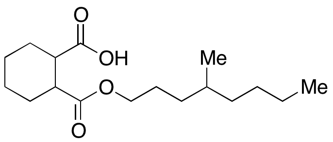 1,2-Cyclohexanedicarboxylic Acid Mono 4-Methyloctyl Ester - Chemical structure and product image