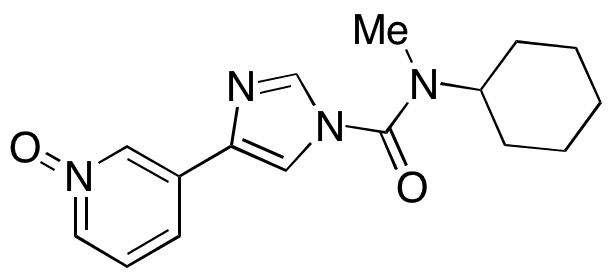 N-Cyclohexyl-N-methyl-4-(1-oxido-3-pyridinyl)-1H-imidazole-1-carboxamide - Chemical structure and product image