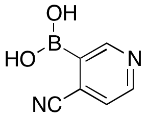 B-(4-Cyano-3-pyridinyl)boronic Acid - Chemical structure and product image