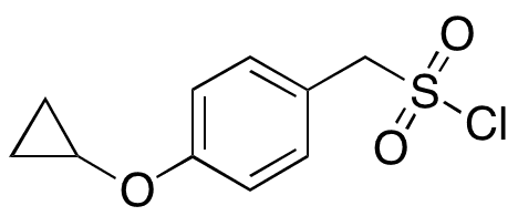 (4-Cyclopropoxyphenyl)methanesulfonyl Chloride - Chemical structure and product image