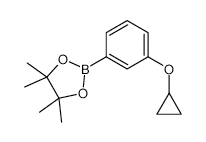 3-Cyclopropoxyphenylboronic acid pinacol ester - Chemical structure and product image