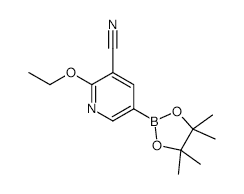 3-Cyano-2-ethoxypyridine-5-boronic acid, pinacol ester - Chemical structure and product image