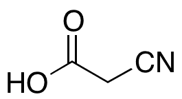 Cyanoacetic Acid - Chemical structure and product image