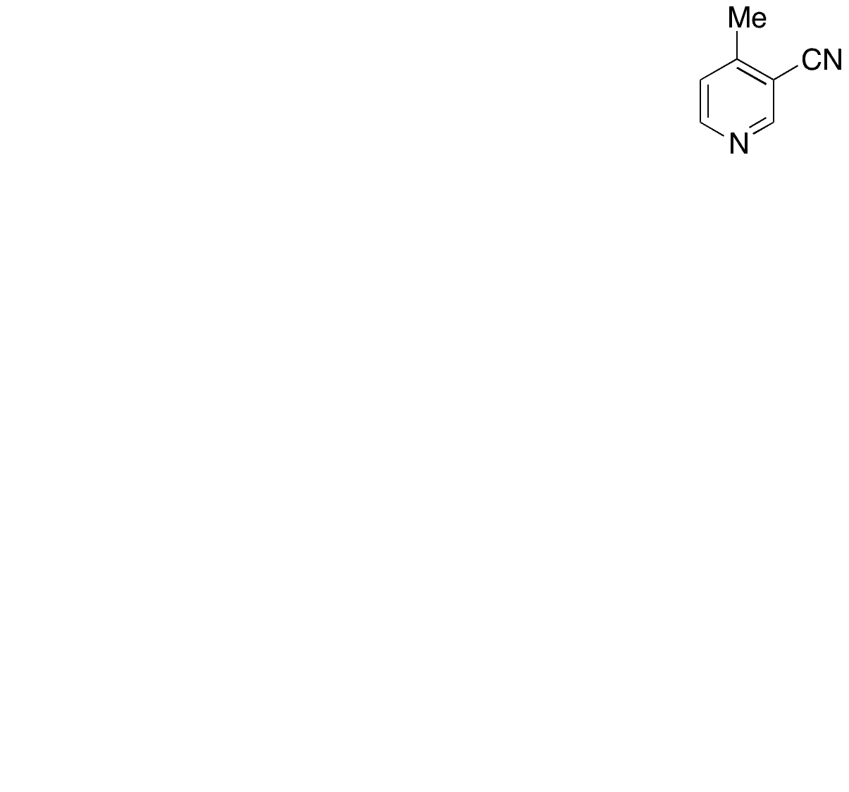 3-Cyano-4-methylpyridine - Chemical structure and product image