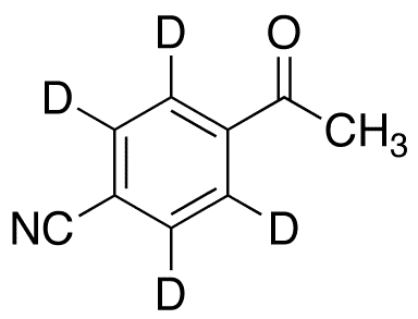 p-Cyanoacetophenone-d4 - Chemical structure and product image