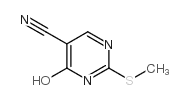 5-Cyano-4-hydroxy-2-(methylthio)pyrimidine - Chemical structure and product image
