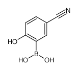 5-Cyano-2-hydroxyphenylboronic acid - Chemical structure and product image