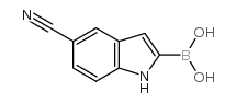 5-Cyanoindole-2-boronic acid - Chemical structure and product image
