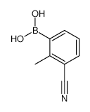 3-Cyano-2-methylphenylboronic acid - Chemical structure and product image