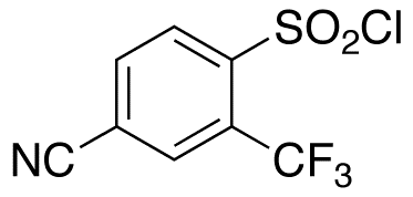 4-Cyano-3-(trifluoromethyl)benzenesulfonyl Chloride - Chemical structure and product image