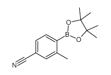 4-Cyano-2-methylphenylboronic acid, pinacol ester - Chemical structure and product image