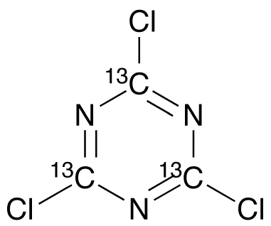 Cyanuric Chloride-13C3 - Chemical structure and product image