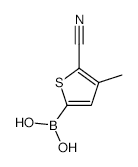 5-Cyano-4-methylthiophene-2-boronic acid - Chemical structure and product image