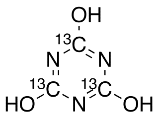 Cyanuric Acid-13C3 - Chemical structure and product image