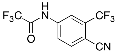N-[4-Cyano-3-(trifluoromethyl)phenyl]-2,2,2-trifluoroacetamide - Chemical structure and product image