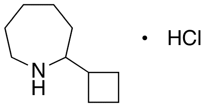 2-Cyclobutylhexahydro-1H-azepine Hydrochloride - Chemical structure and product image