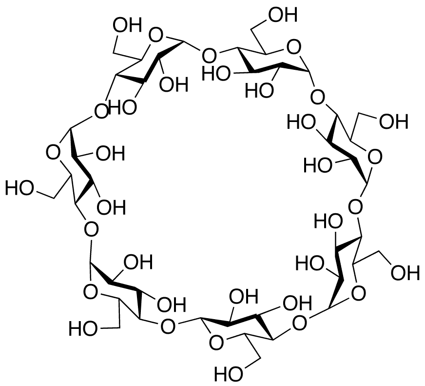 beta-Cyclodextrin - Chemical structure and product image