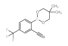 2-Cyano-4-trifluoromethylphenylboronic acid neopentyl glycol ester - Chemical structure and product image