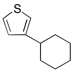 3-Cyclohexylthiophene - Chemical structure and product image
