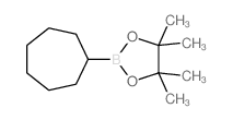 Cycloheptylboronic acid, pinacol ester - Chemical structure and product image