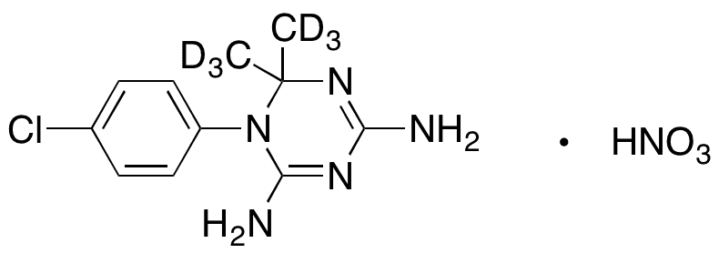 Cycloguanil-d6 Nitrate - Chemical structure and product image