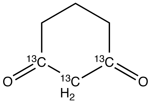 1,3-Cyclohexanedione-1,2,3-13C3 - Chemical structure and product image