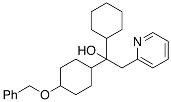 1-Cyclohexyl-1-(4-benzyloxycyclohexyl)-2-(2-pyridinyl)ethanol(Mixture of Diastereomers) - Chemical structure and product image
