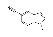 5-Cyano-1-methylbenzoimidazole - Chemical structure and product image