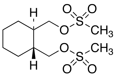 (1R,2R)-1,2-Cyclohexanedimethanol 1,2-Dimethanesulfonate - Chemical structure and product image