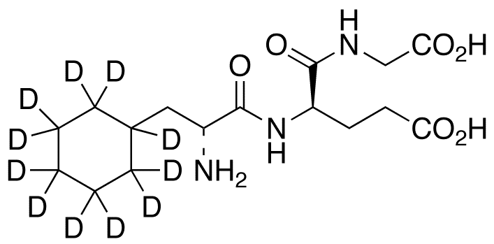 3-Cyclohexyl-D-alanyl-D-alpha-glutamylglycine-d11 - Chemical structure and product image