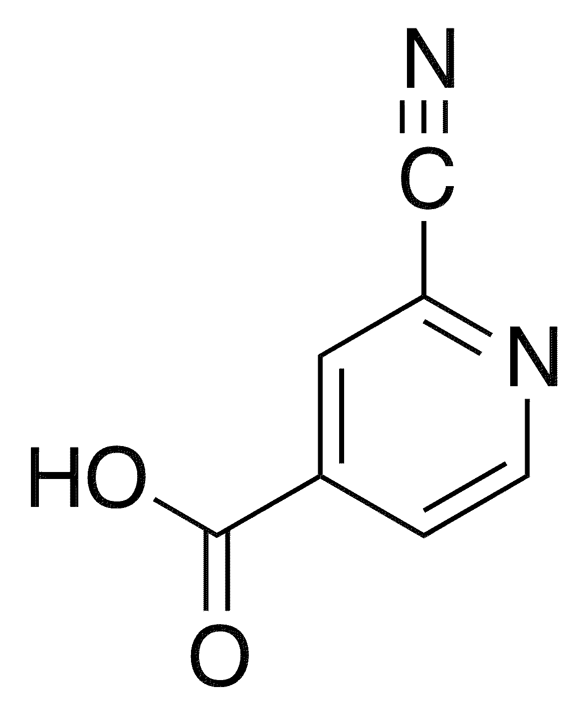 2-Cyano-4-pyridine carboxylic acid - Chemical structure and product image