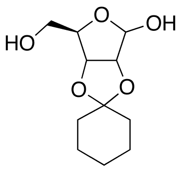 2,3-O-Cyclohexylidene-beta-D-ribofuranose - Chemical structure and product image