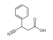 3-Cyano-3-phenylpropanoic acid - Chemical structure and product image