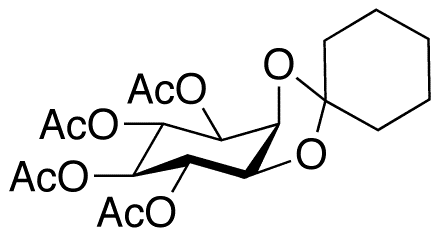 1,2-Cyclohexylidene Tetra-O-acetyl myo-Inositol - Chemical structure and product image